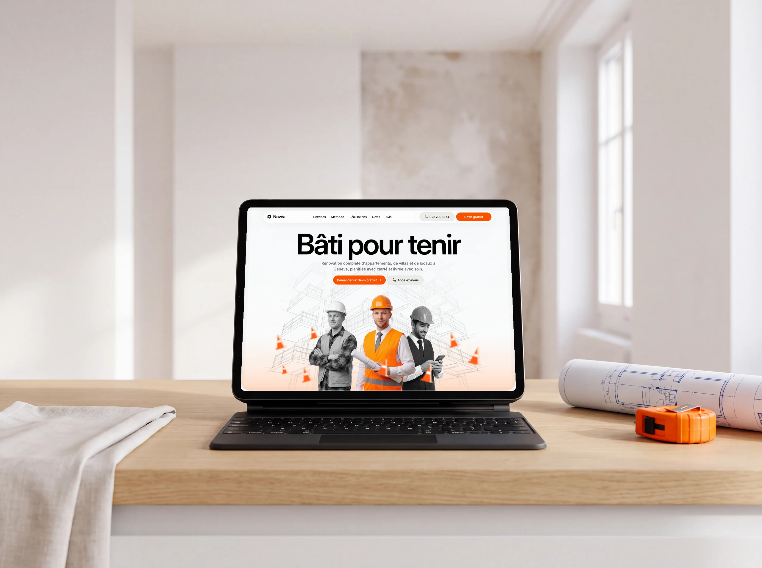 Novéa, site de démonstration rénovation générale